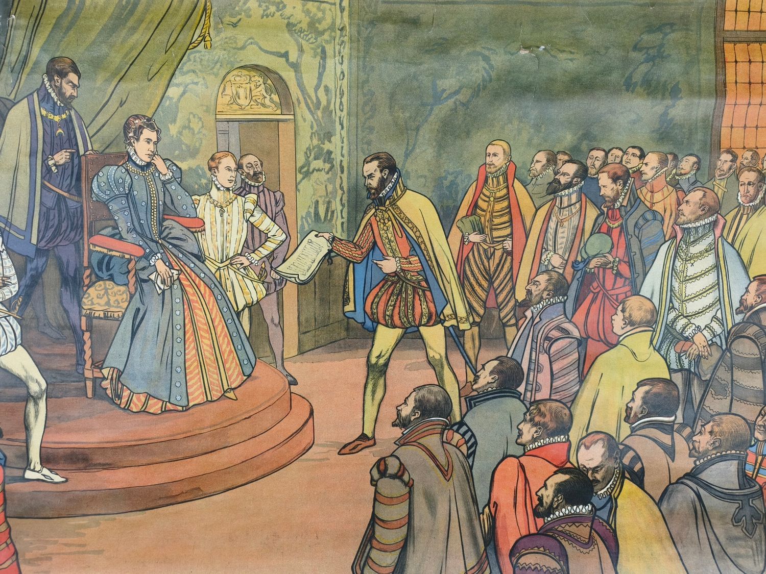 Old history school poster