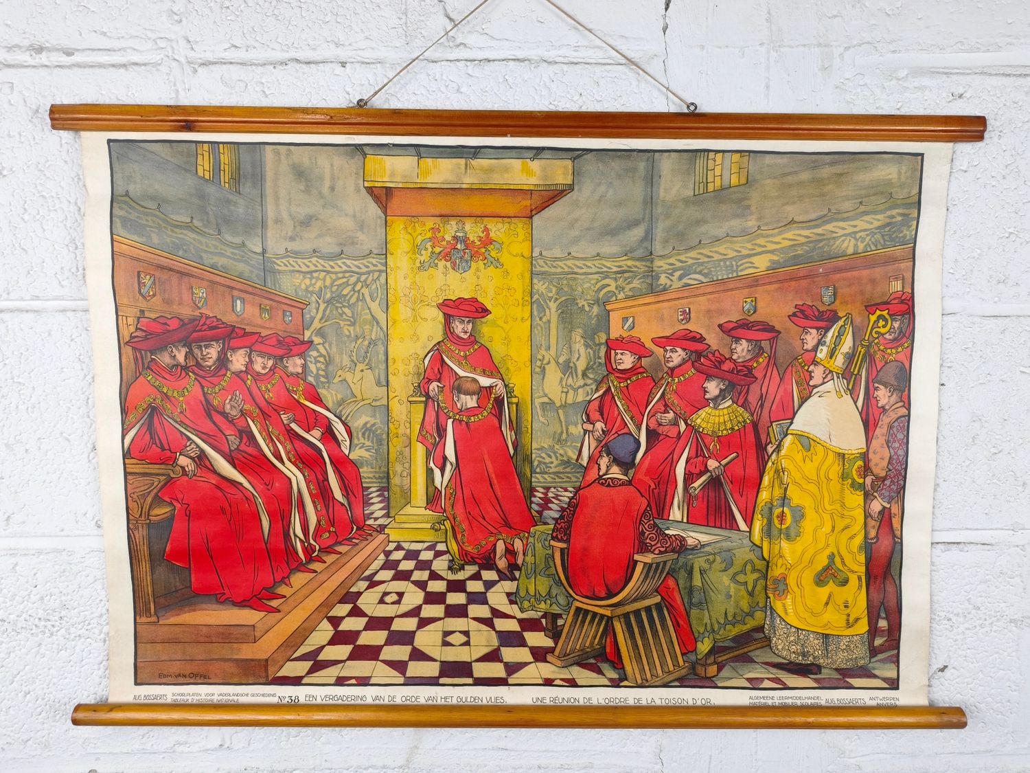 Old history school poster