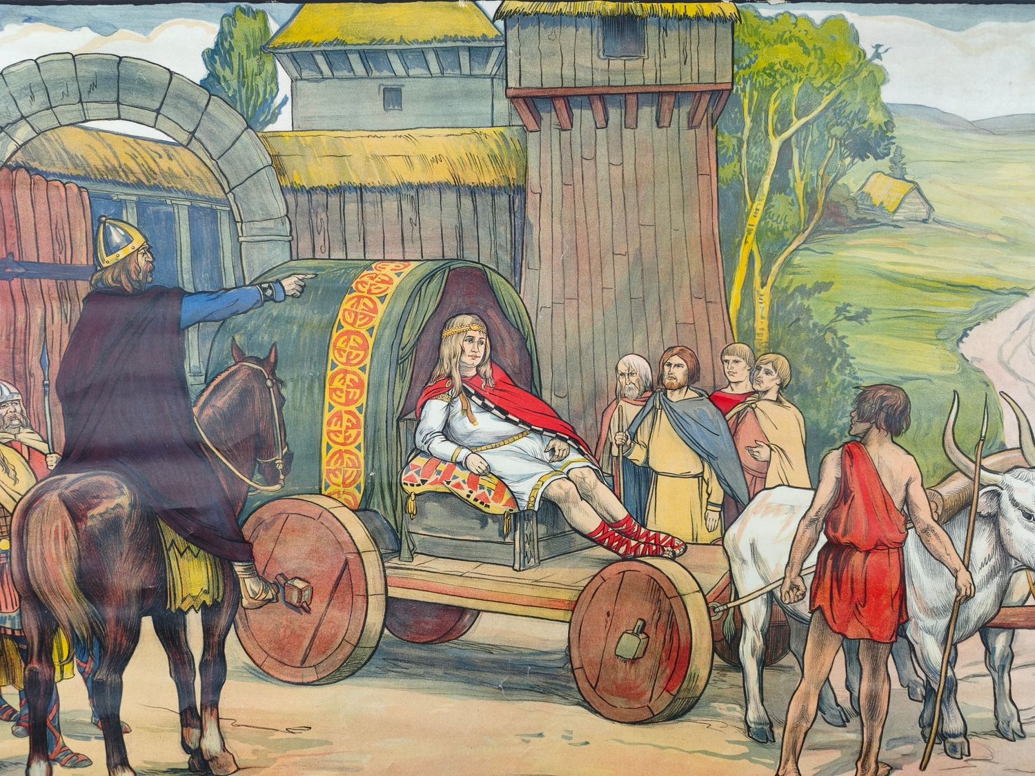 Old history school poster