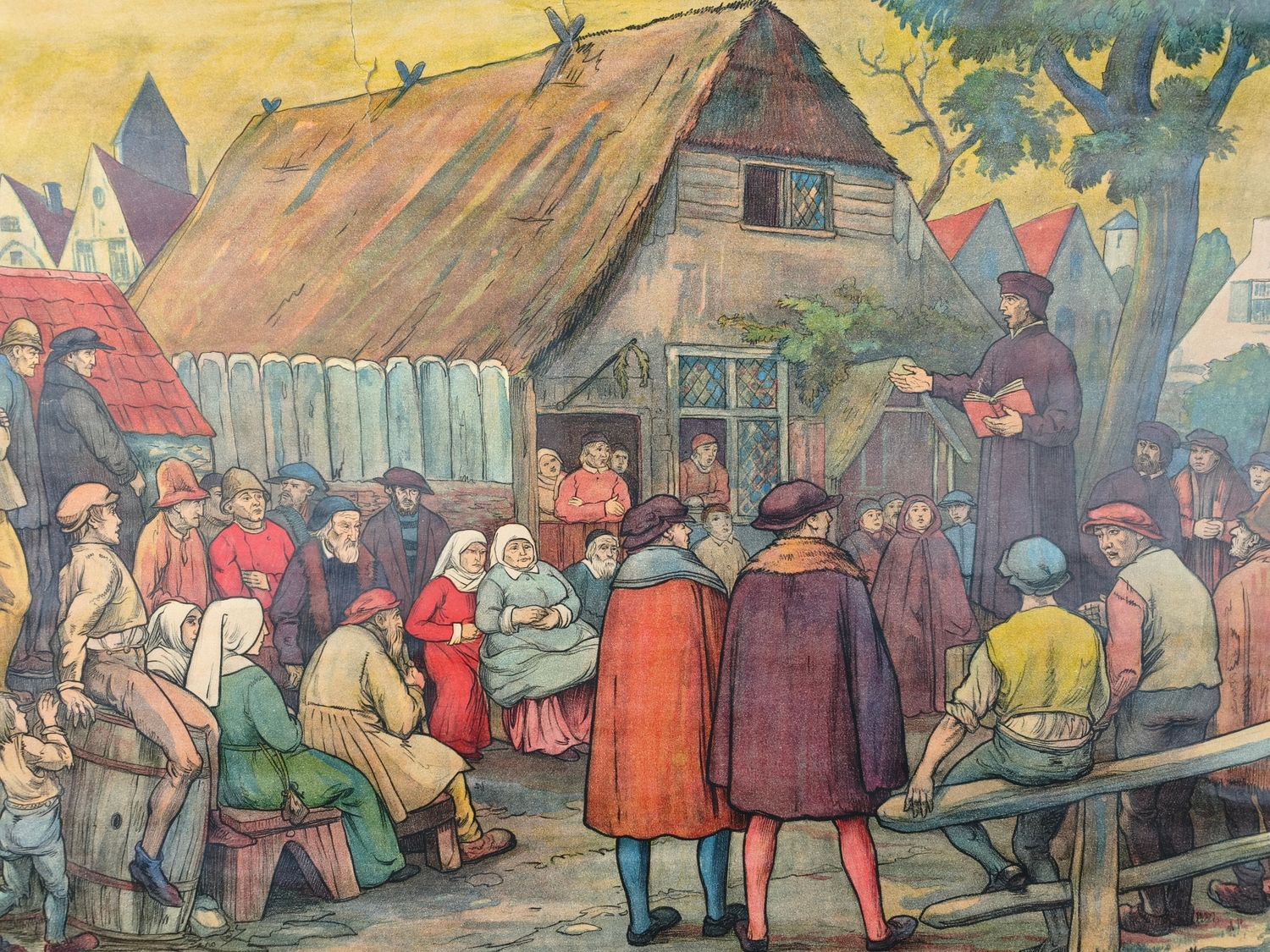 Old history school poster