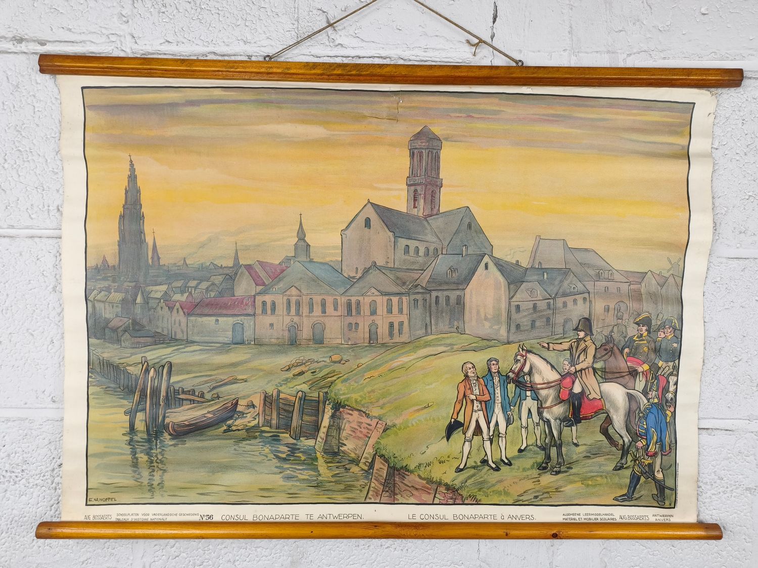 Old history school poster