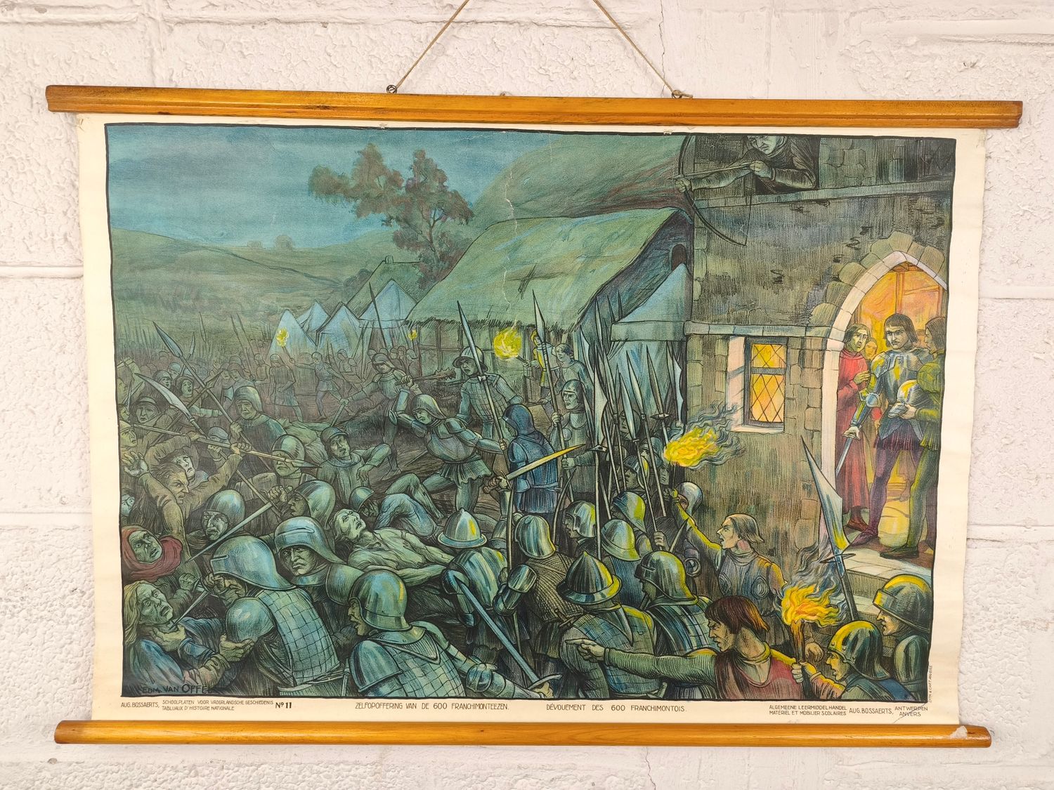 Old history school poster