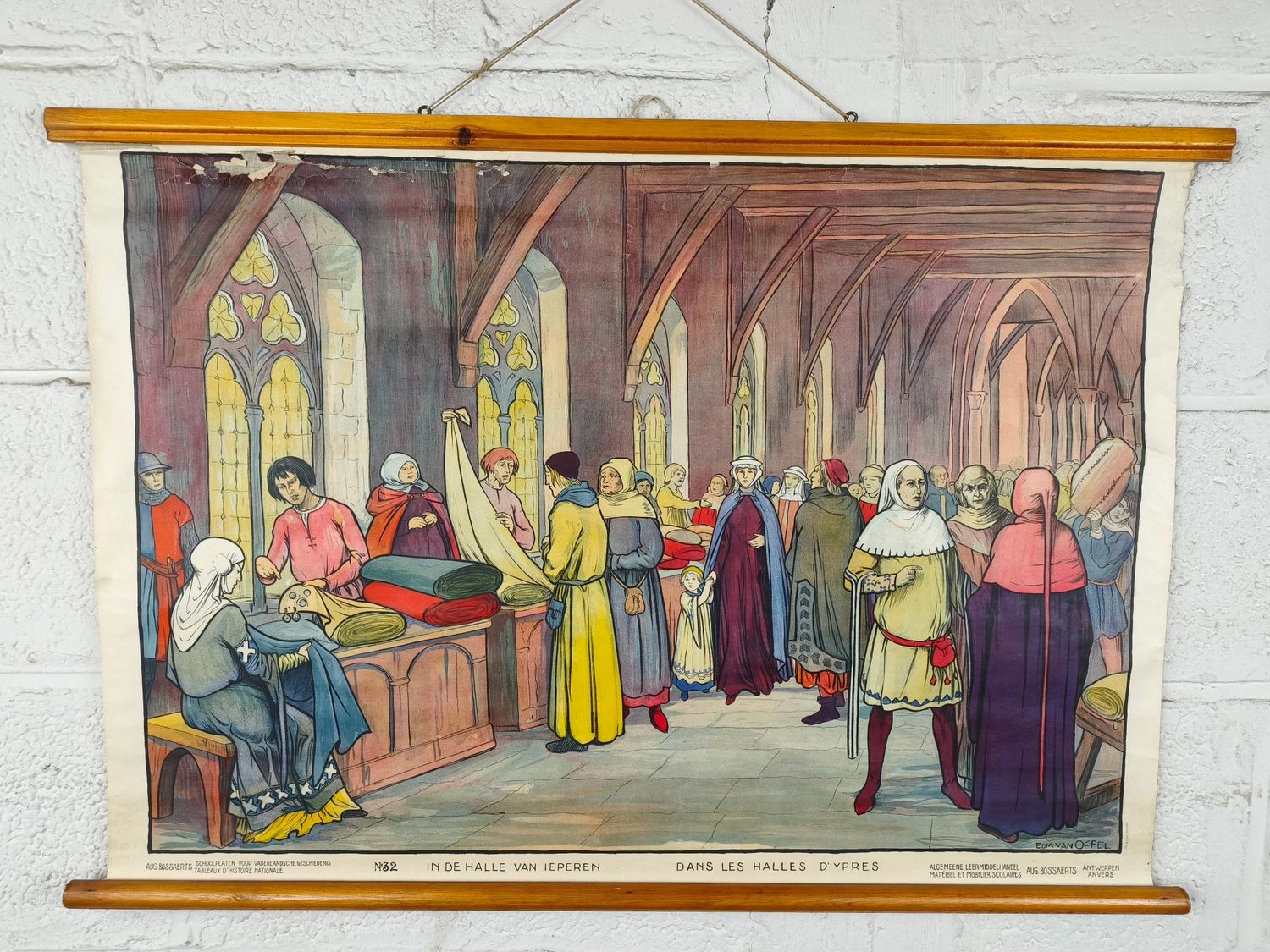 Old history school poster