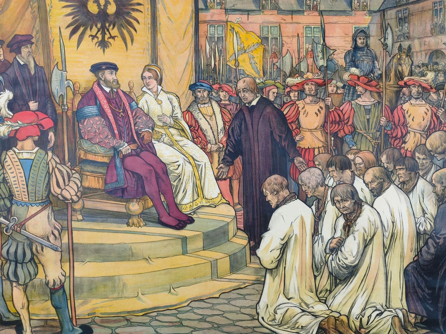 Old history school poster