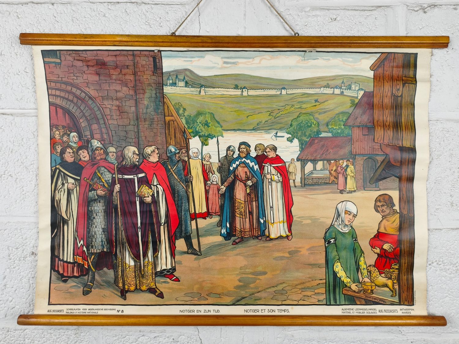 Old history school poster