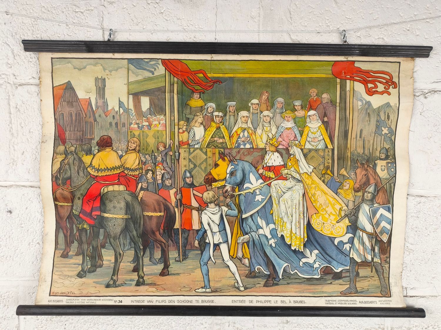 Old history school poster