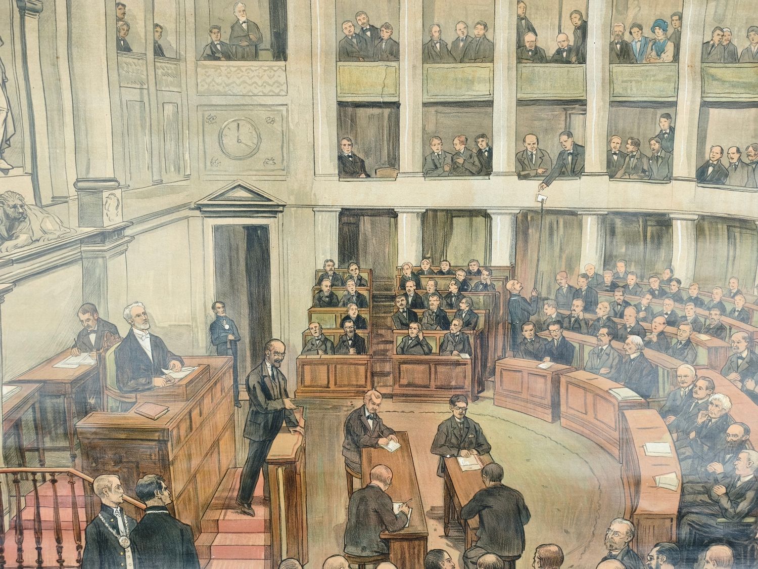 Old history school poster