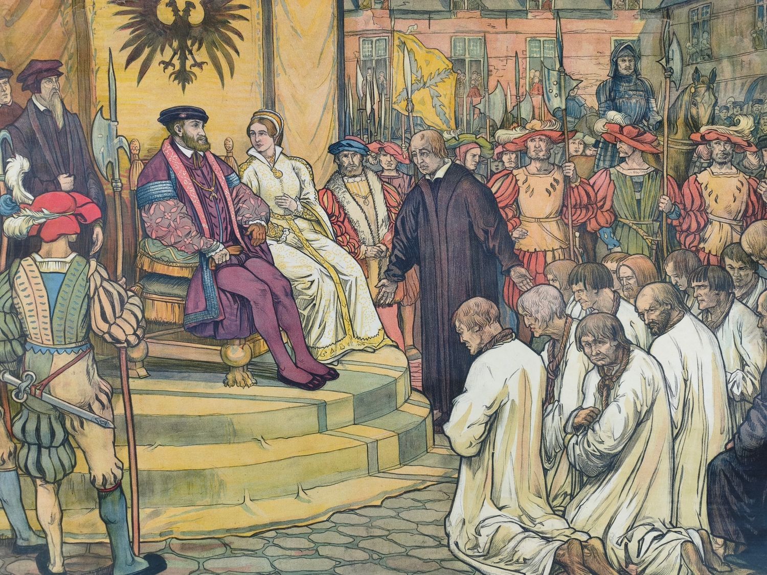 Old history school poster