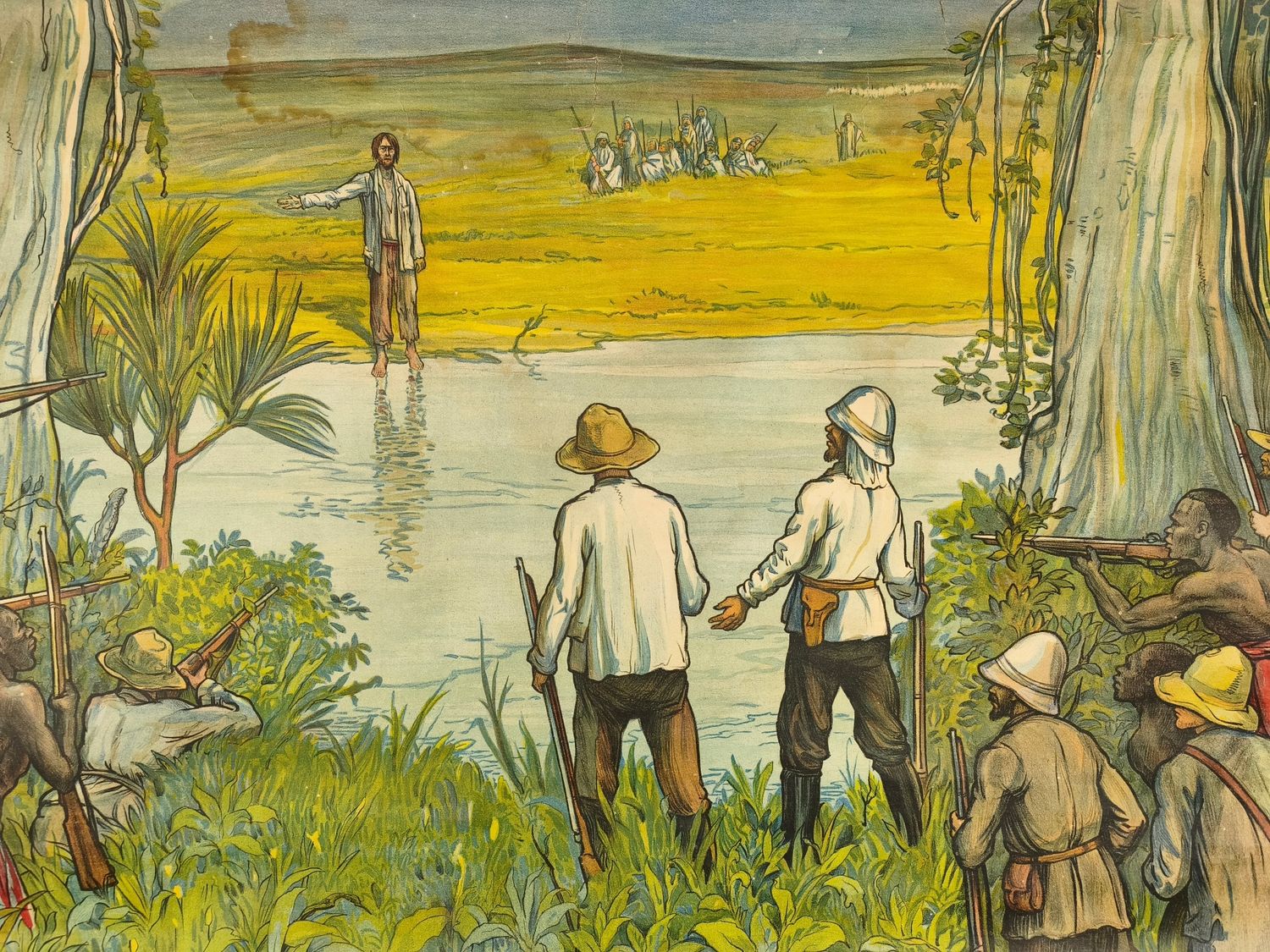 Old history school poster