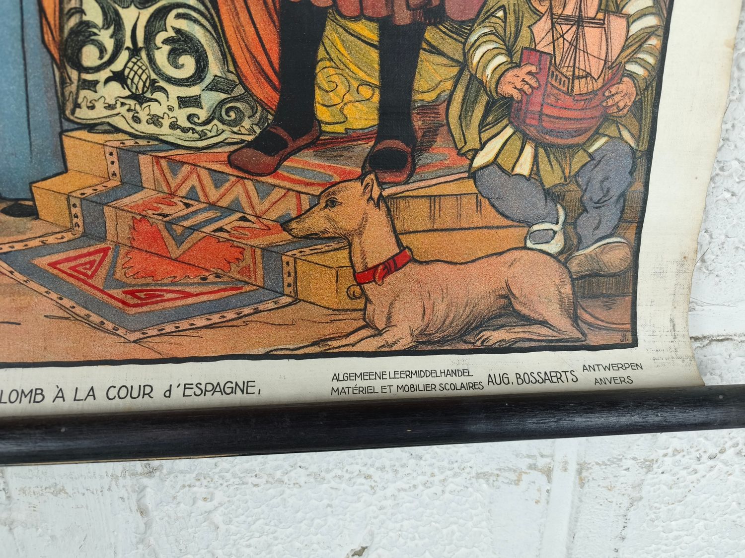 Old history school poster
