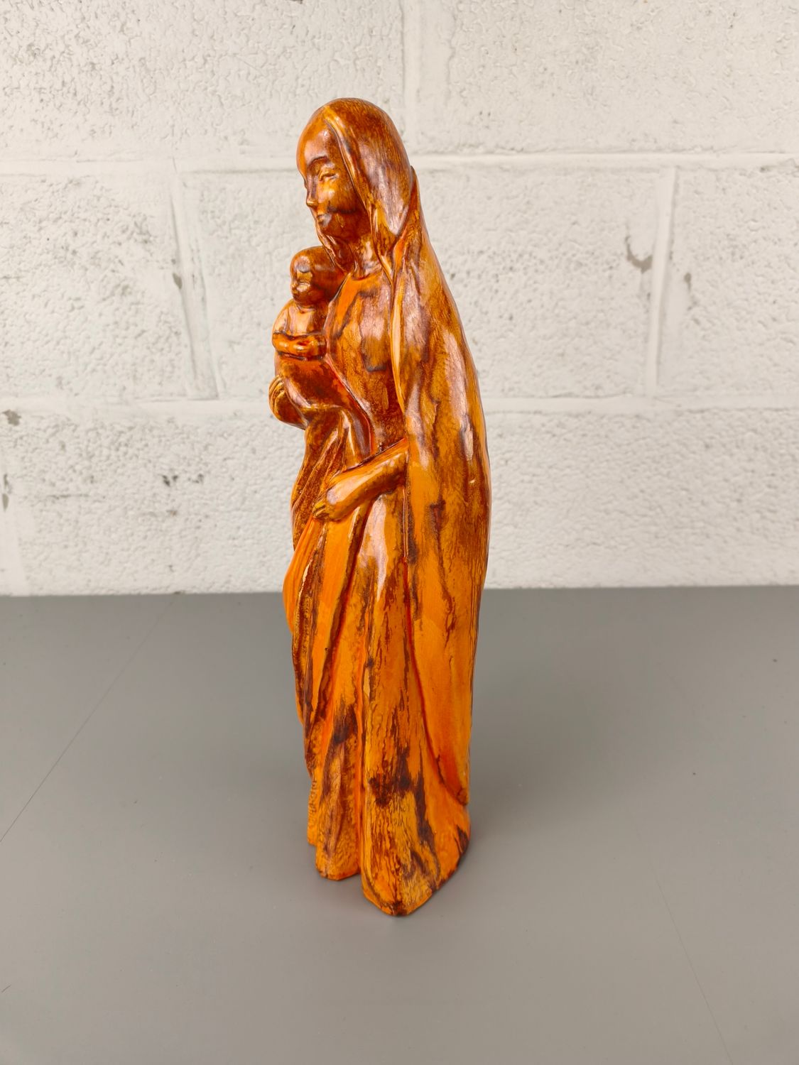 Vintage ceramic J.F. Belarti Mary statue