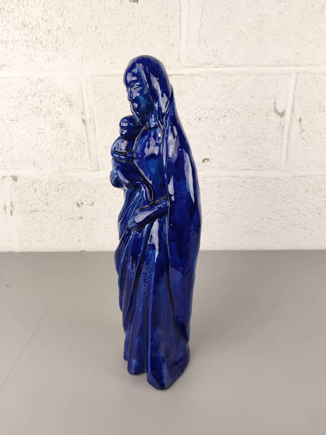 Vintage ceramic J.F. Belarti Mary statue