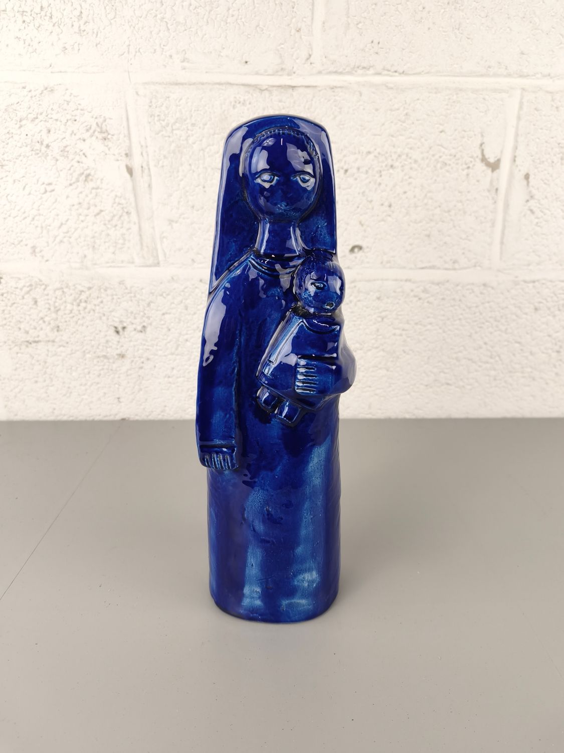 Vintage ceramic J.F. Belarti Mary statue