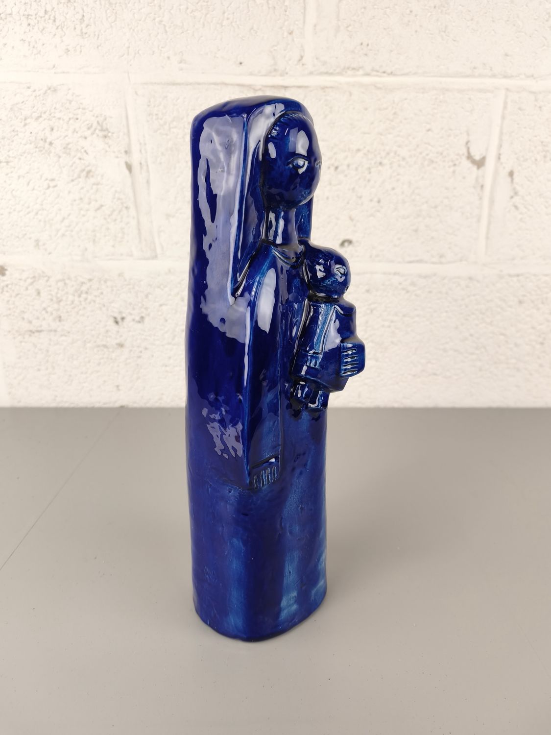 Vintage ceramic J.F. Belarti Mary statue