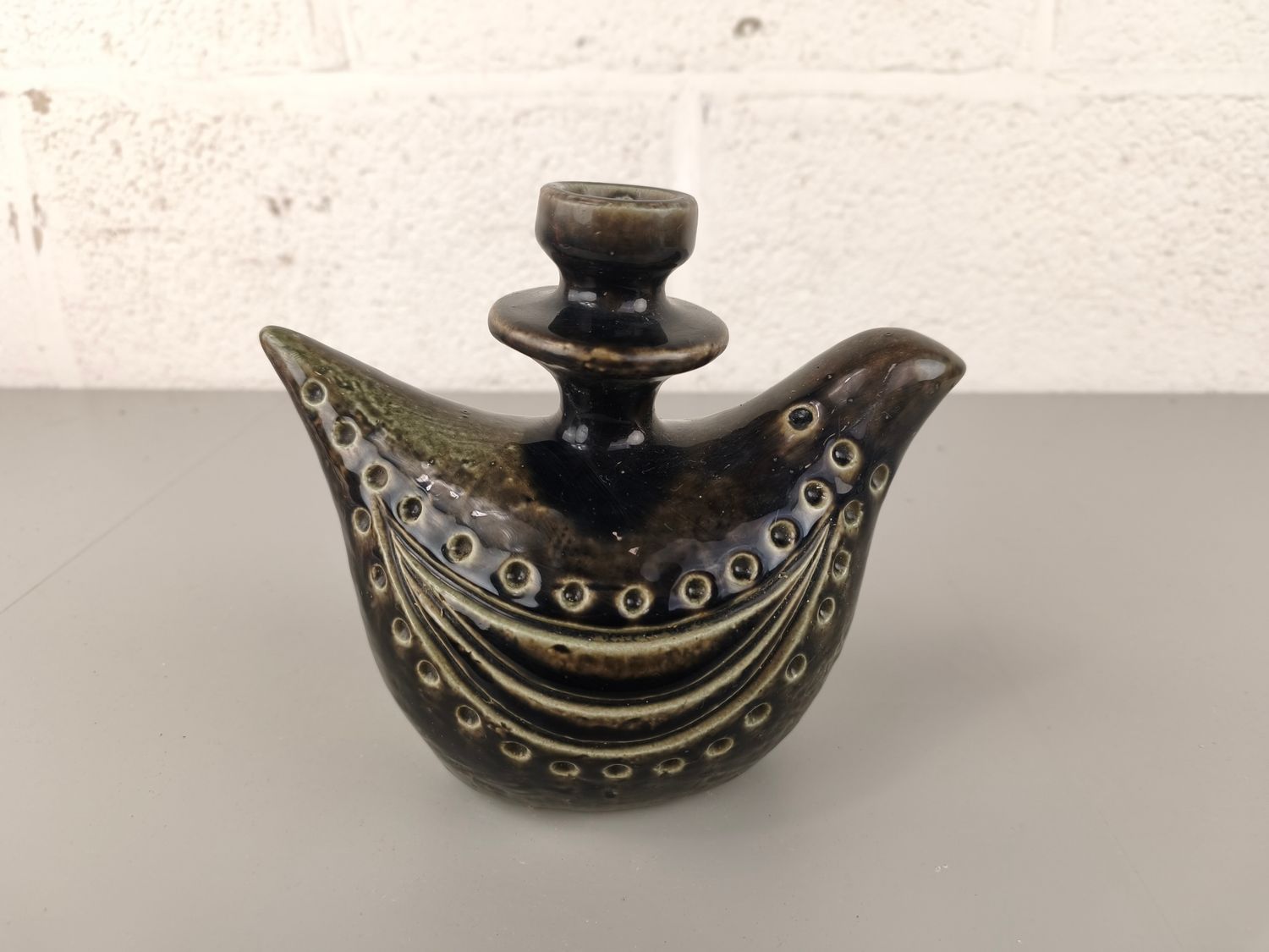 Figurine / candlestick by Jules Guerin