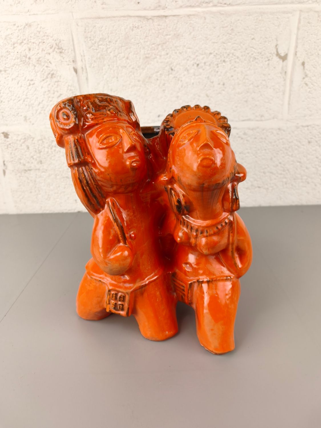 Jules Guerin Aztec / Inca style sculpture