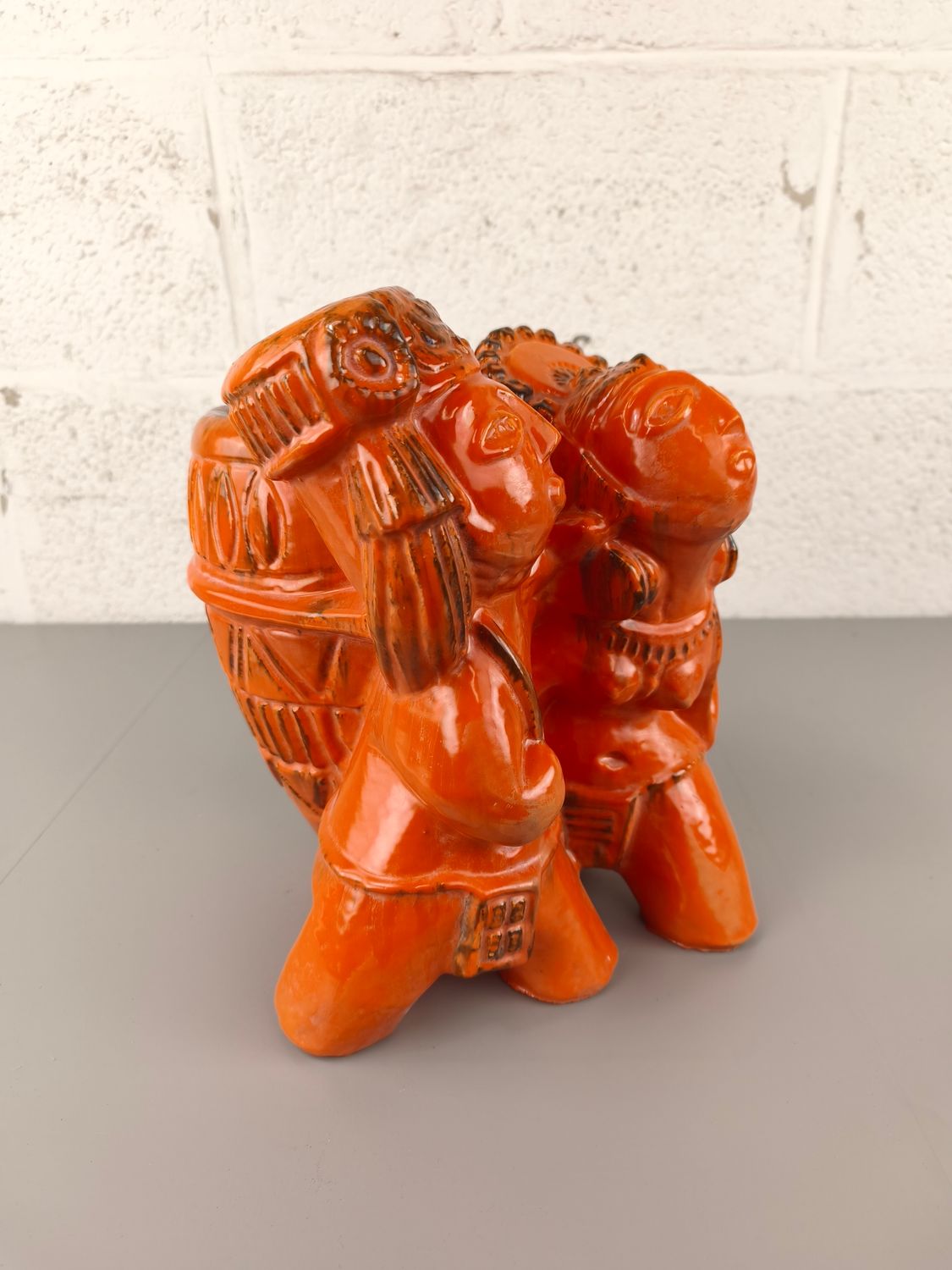 Jules Guerin Aztec / Inca style sculpture