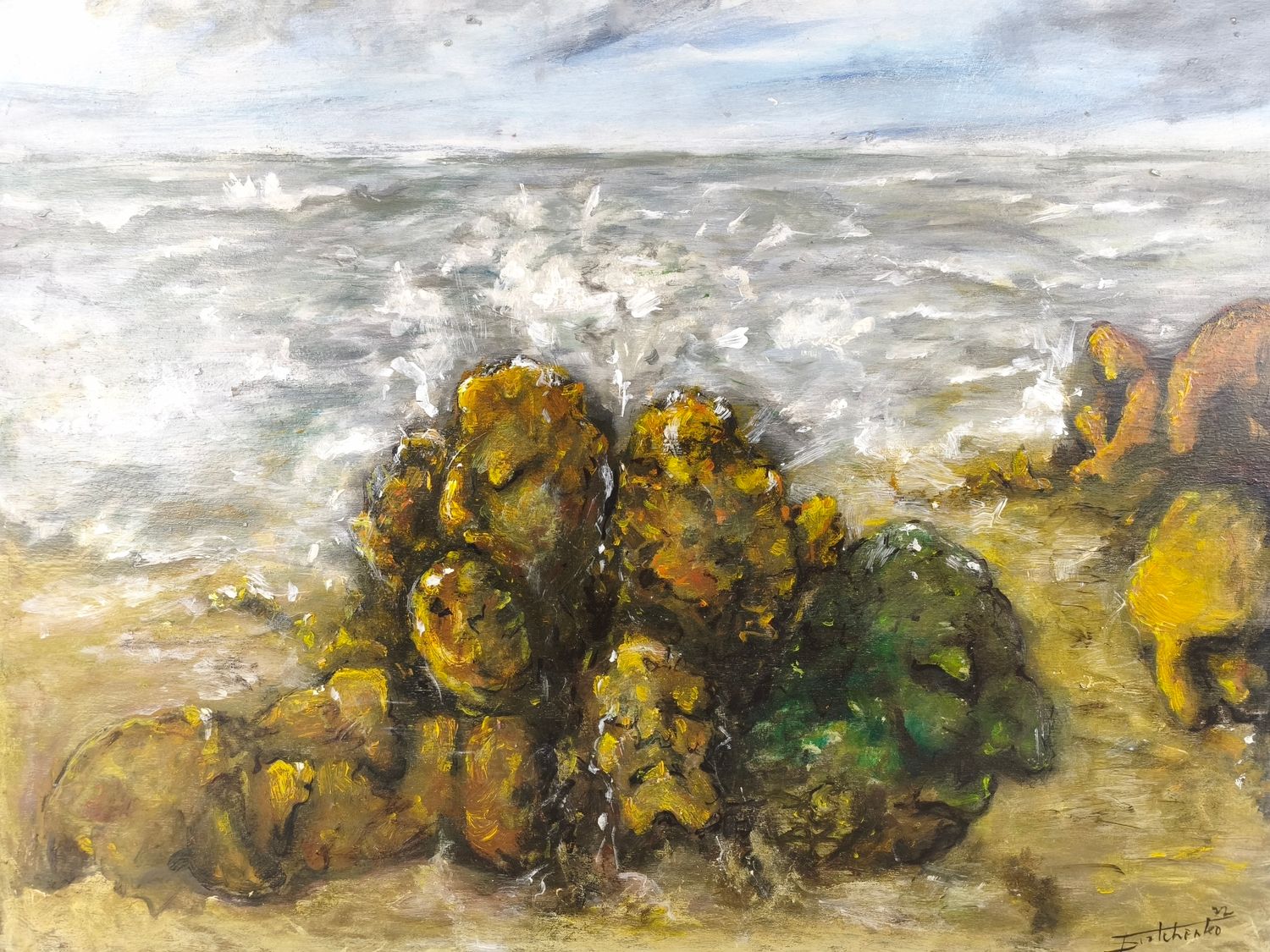 Painting - the sea