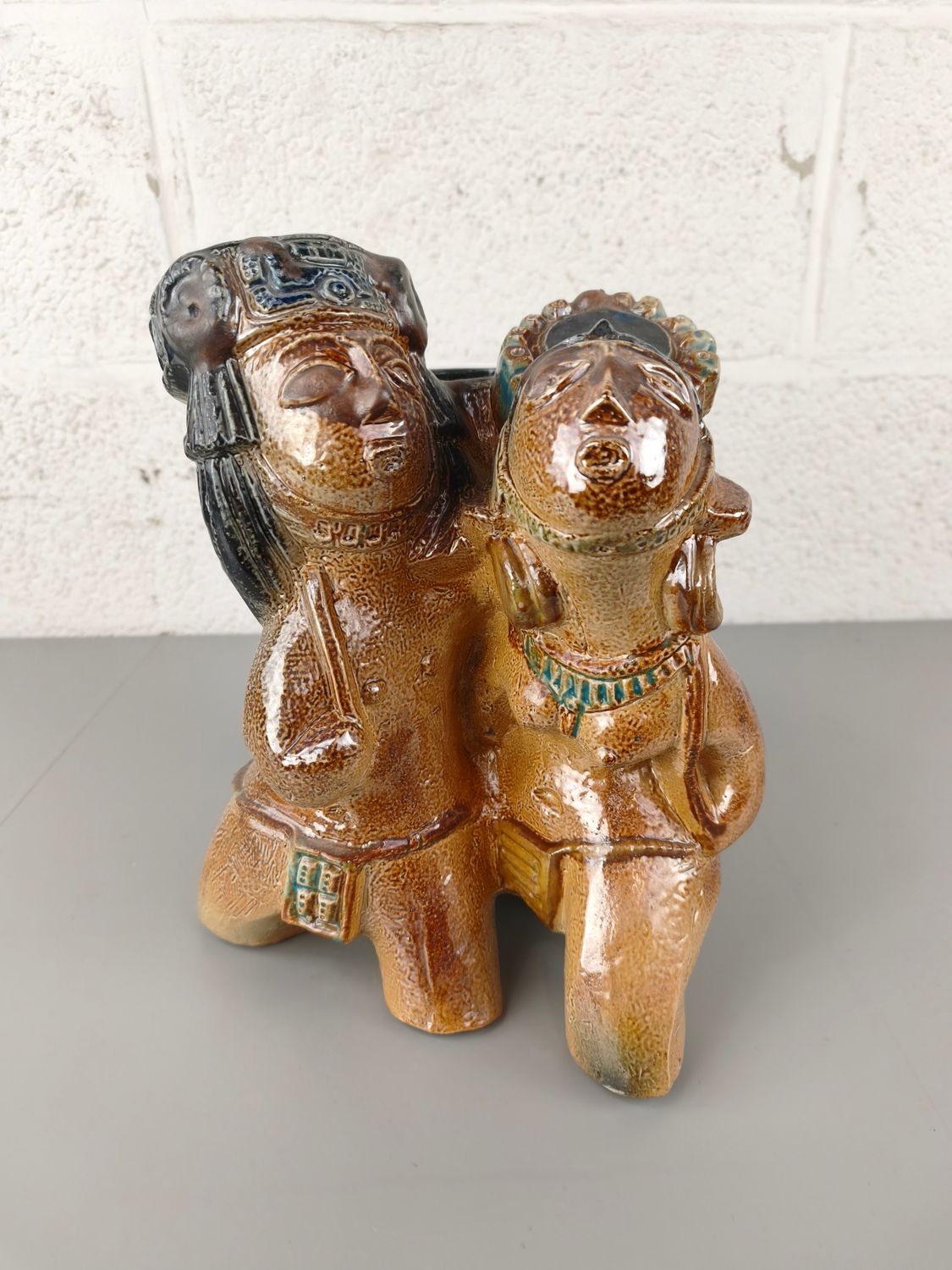 Jules Guerin Aztec / Inca style sculpture