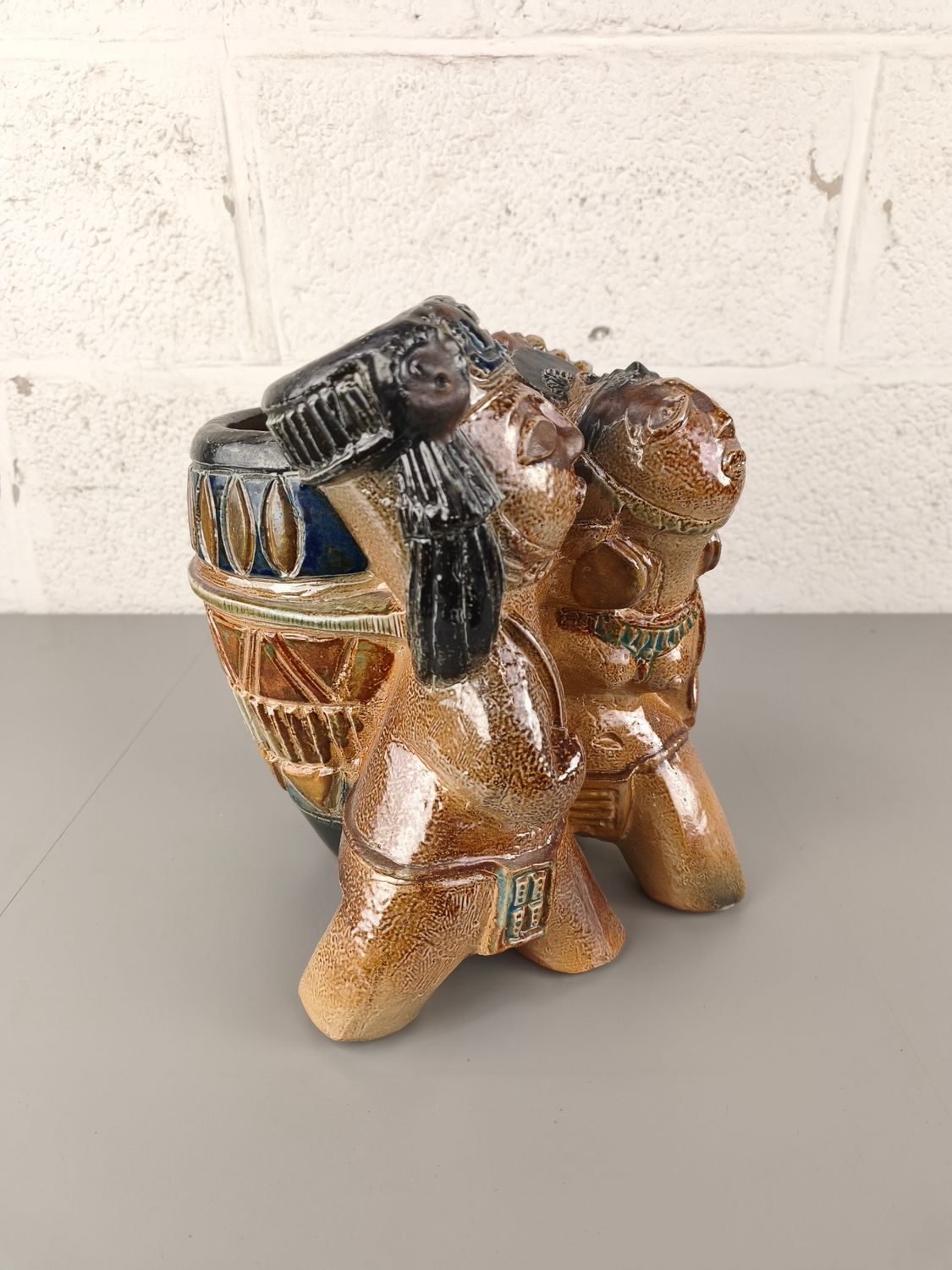 Jules Guerin Aztec / Inca style sculpture