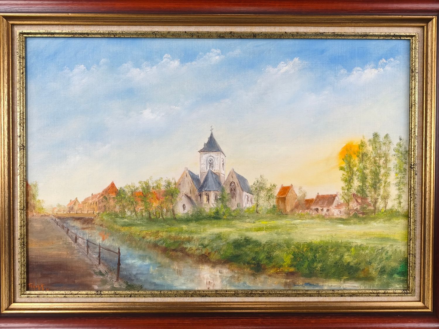 Georges Tahon - painting - Steenkerke