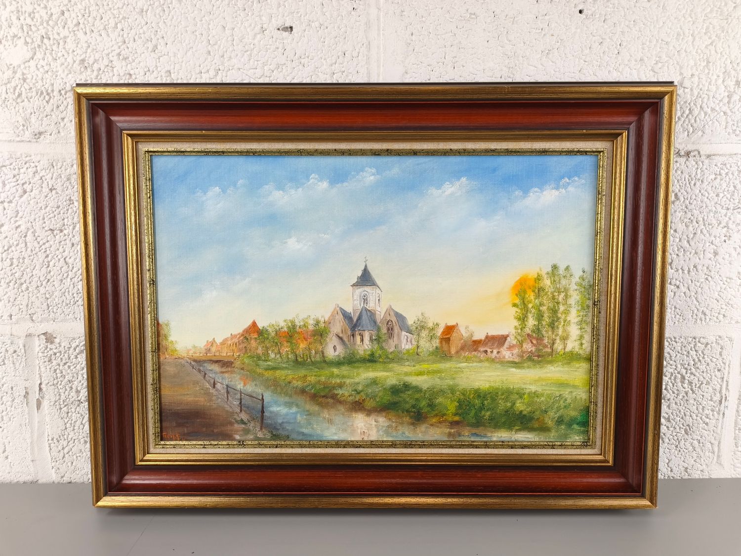 Georges Tahon - painting - Steenkerke