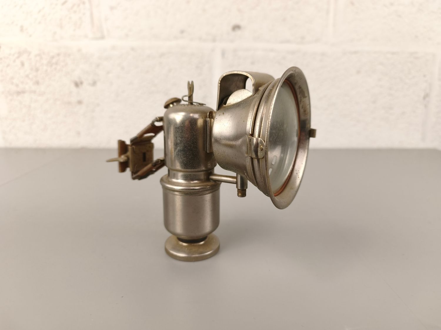 Antique carbid bicycle light Scharlach