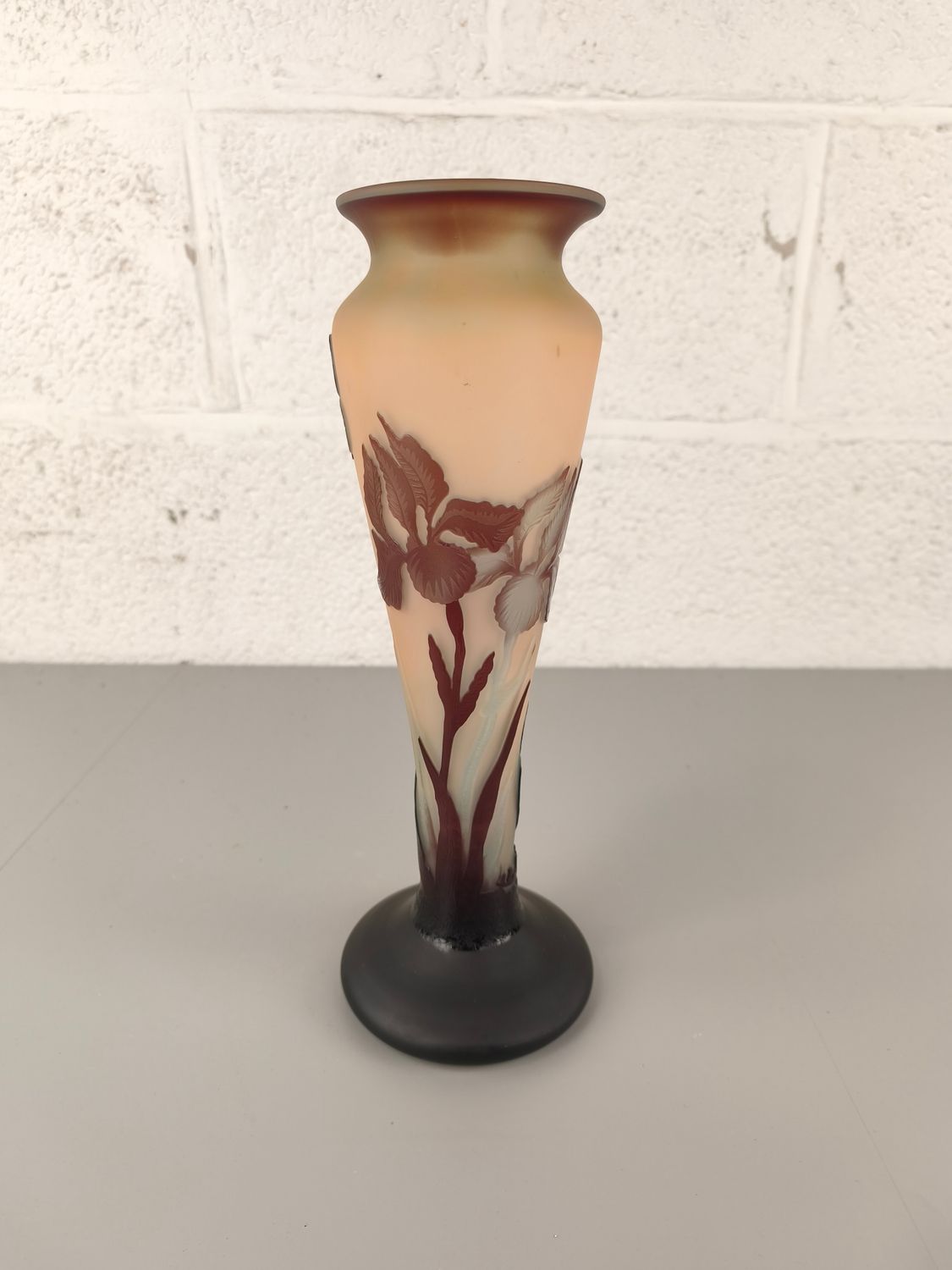 Art nouveau vase by La Rochère.