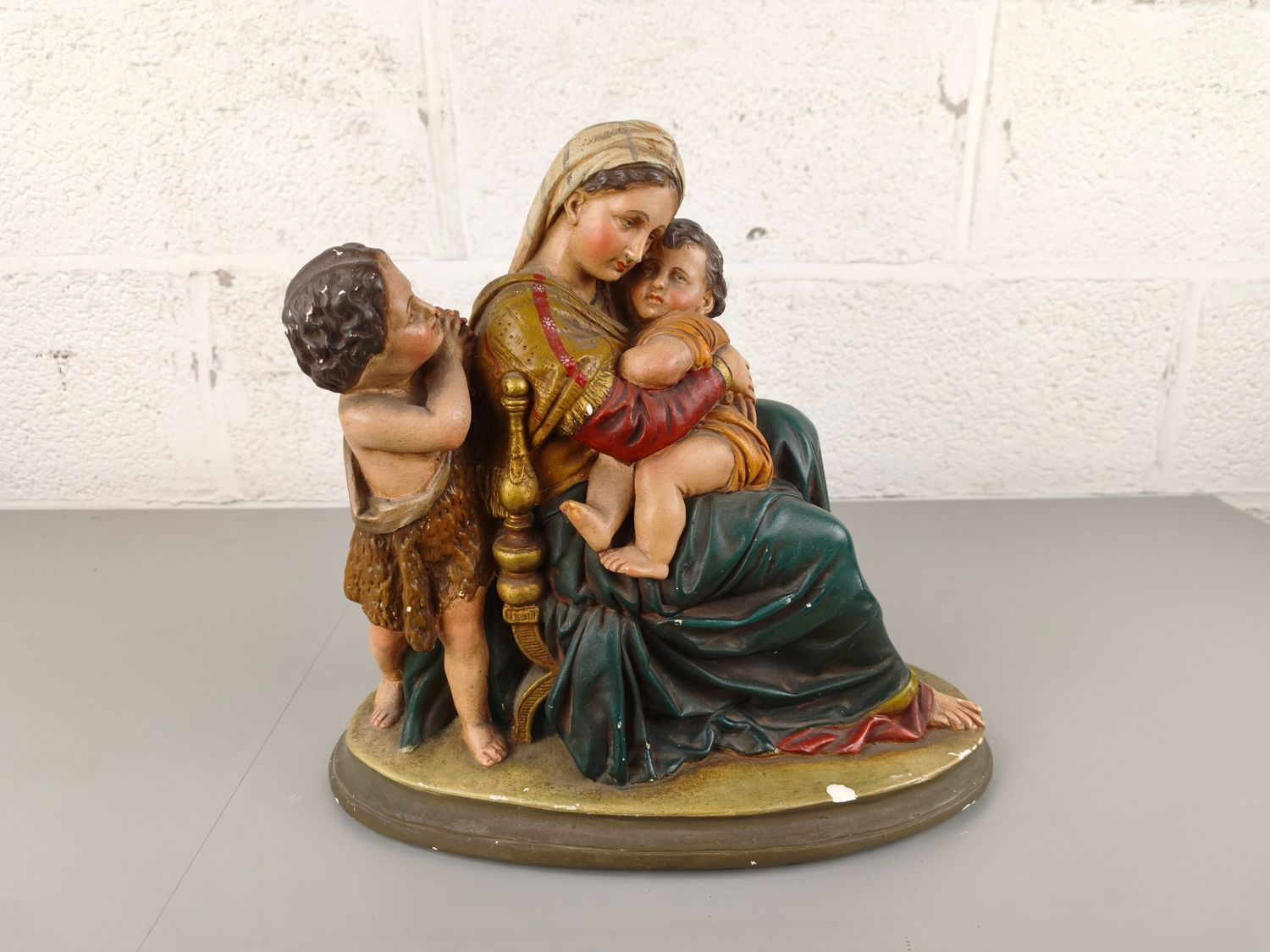 Antique plaster statue