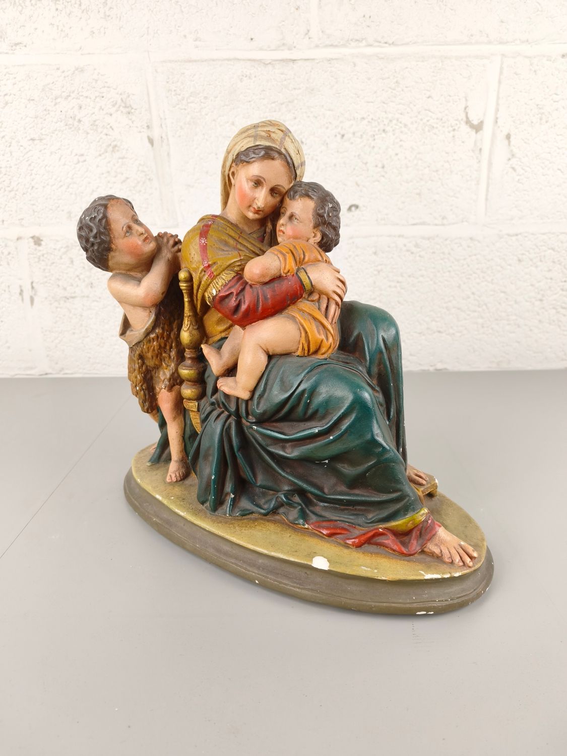 Antique plaster statue