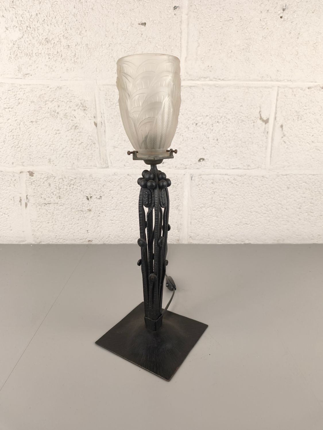 Art deco table lamp Schneider