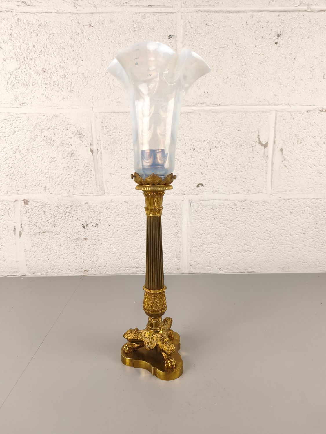 Bronze empire table lamp