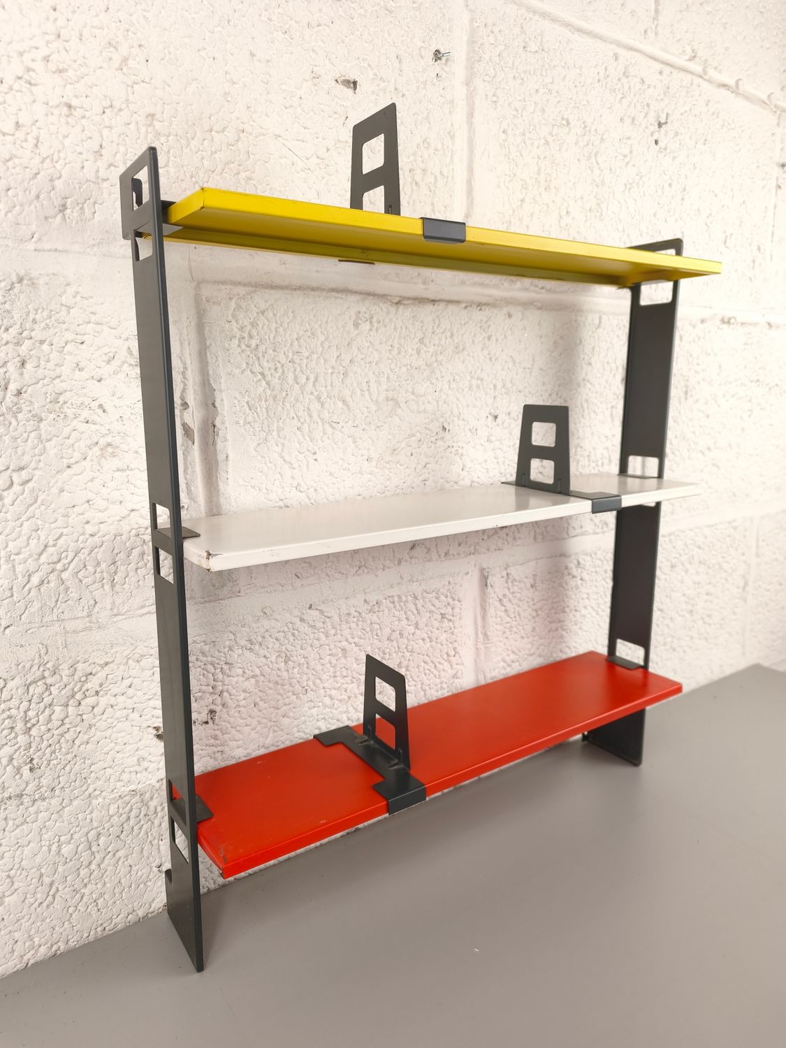 Vintage metal Tomado bookshelves