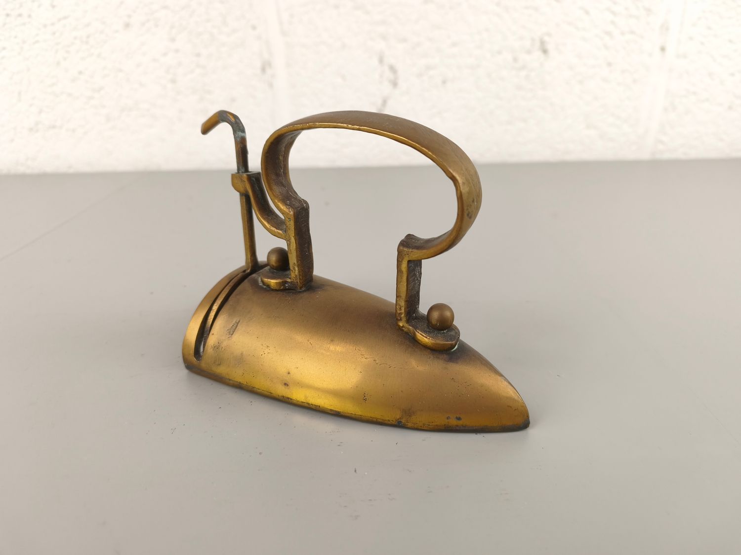 Antique brass iron