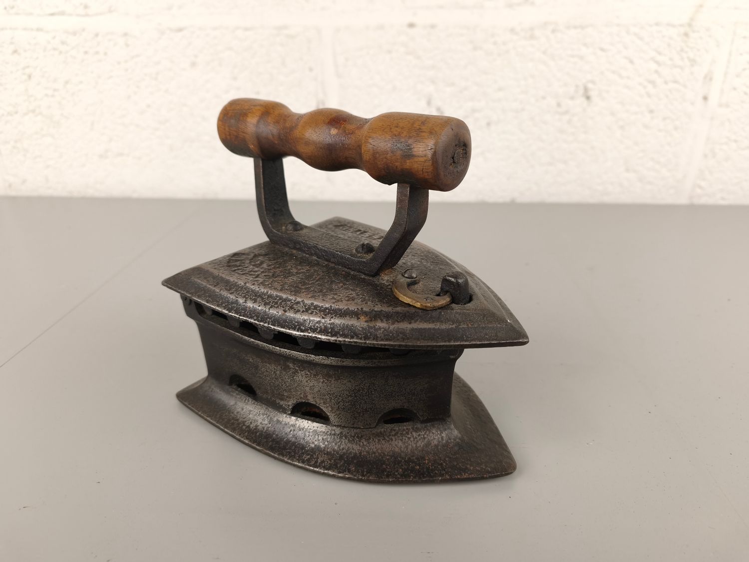 Antique Indian coal iron