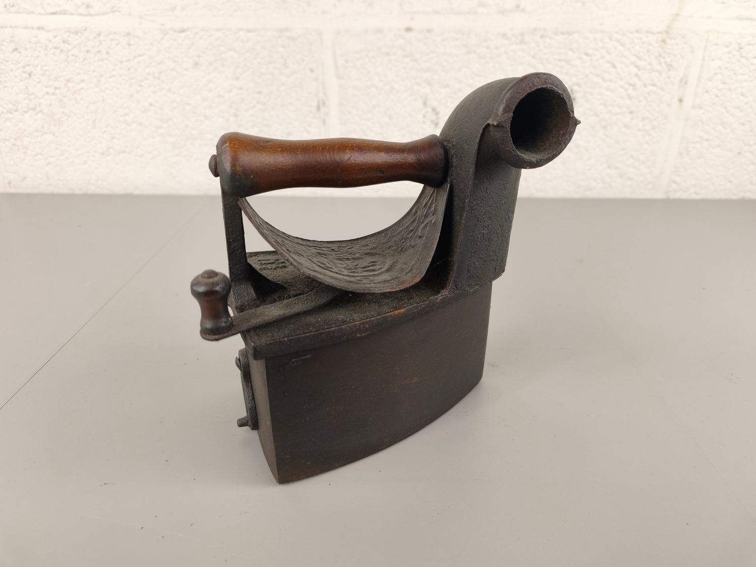 Antique coal iron