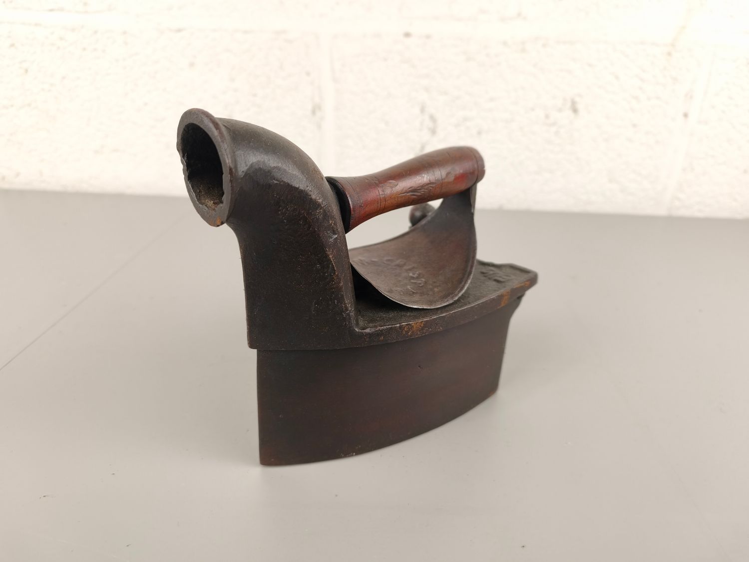 Antique coal iron