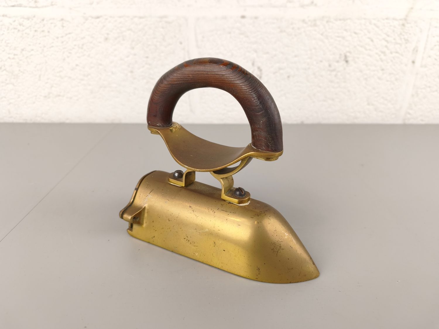 Antique brass iron