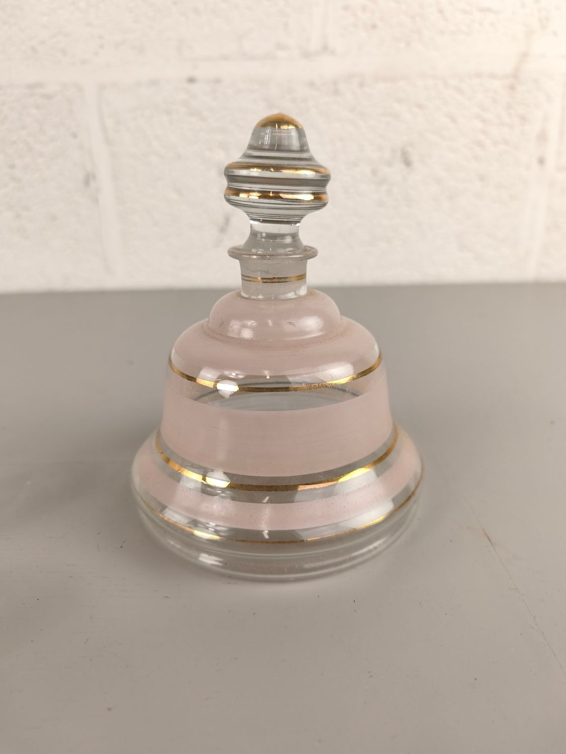 Vintage glass decanter