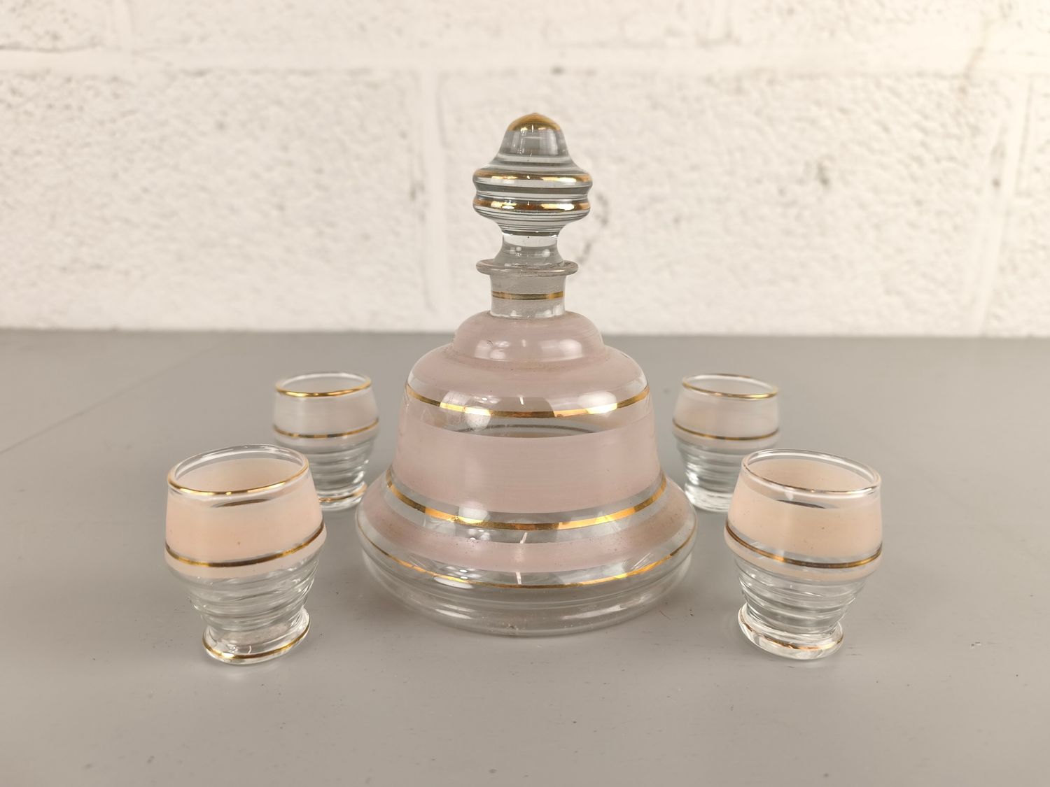 Vintage glass decanter