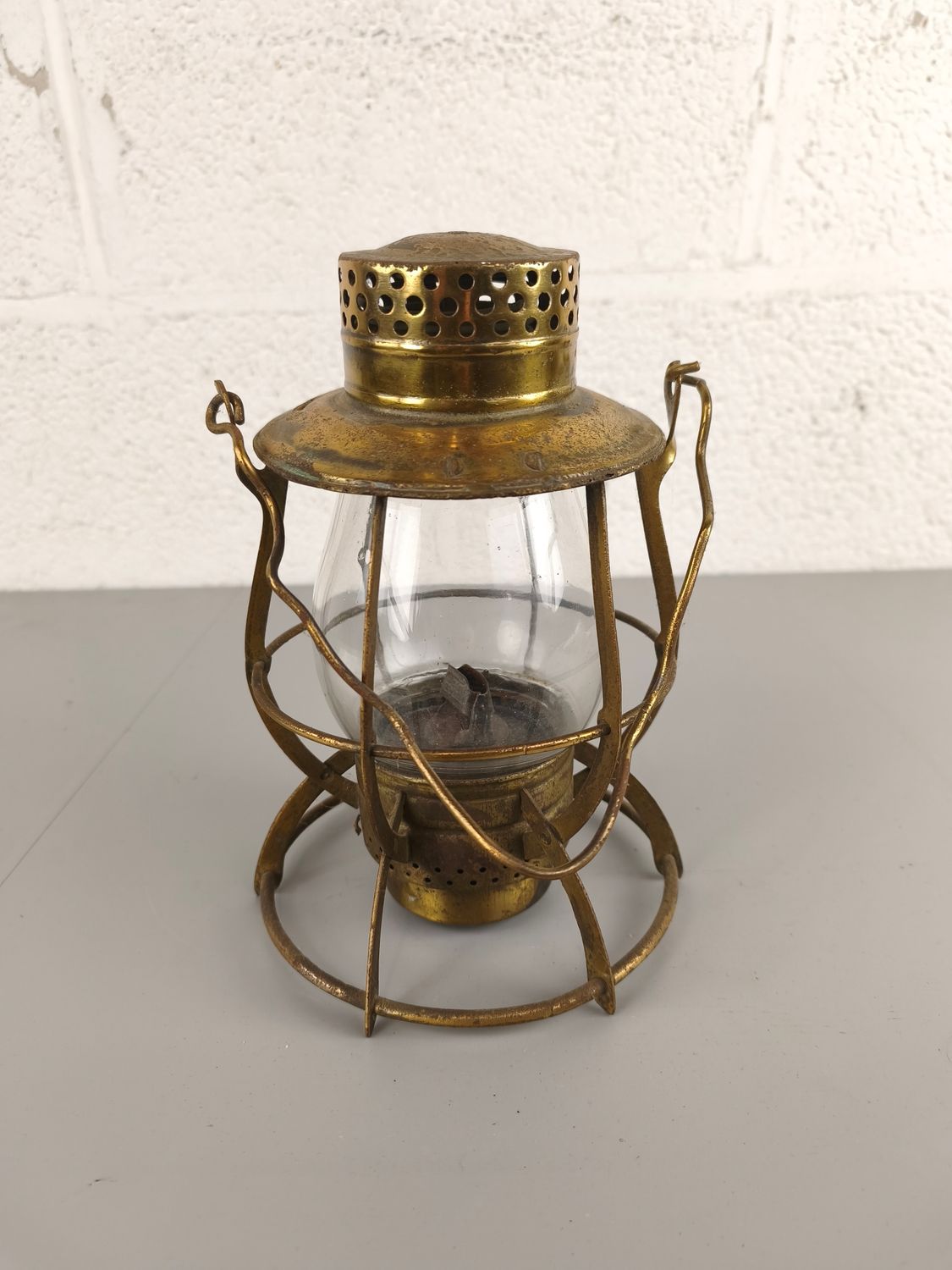 American railroad lantern