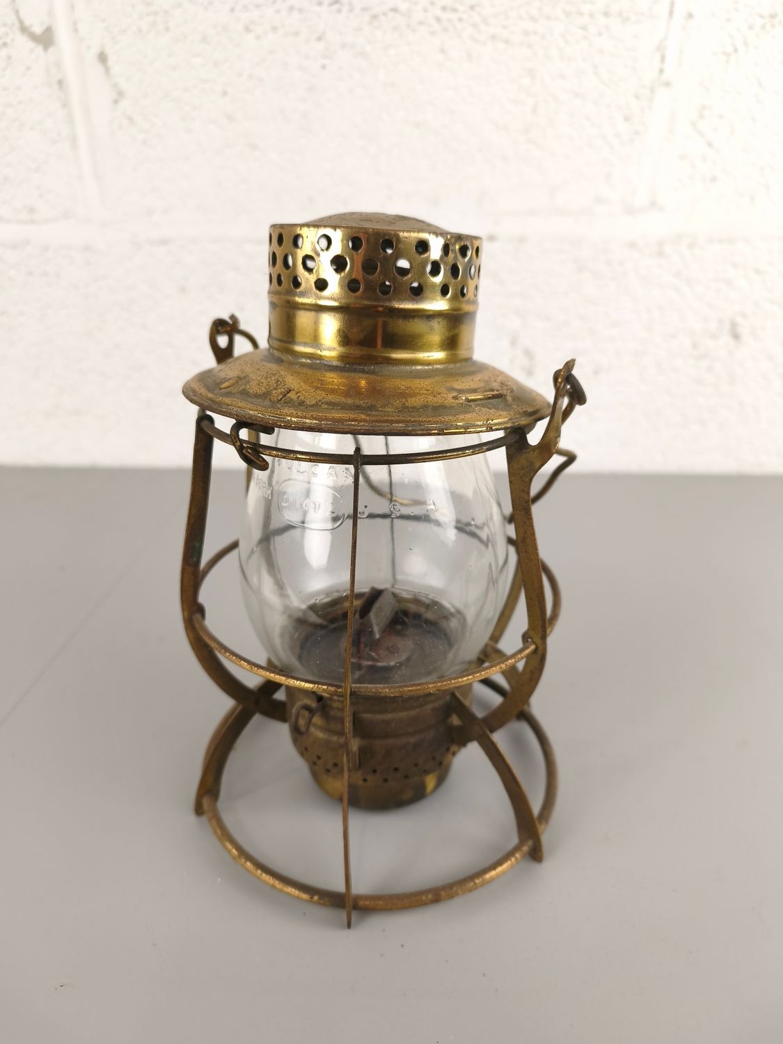 American railroad lantern