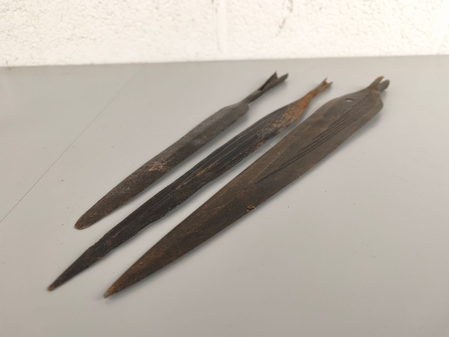 3 Congolese spear points