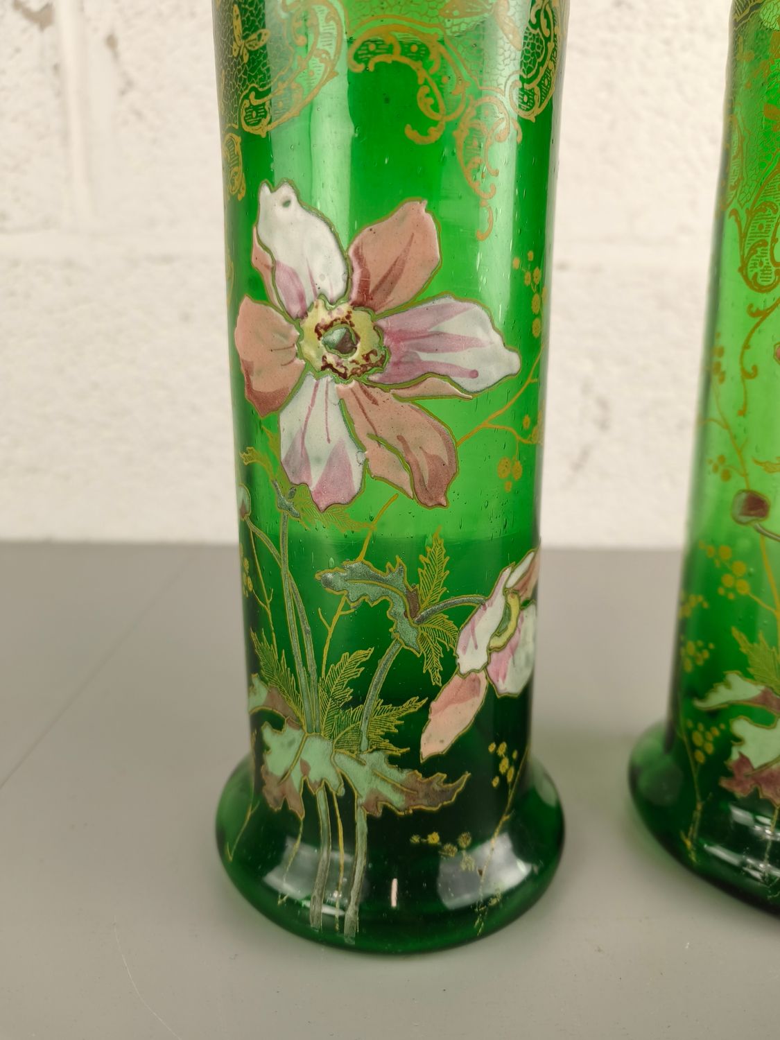 Pair of François-Théodore Legras vases