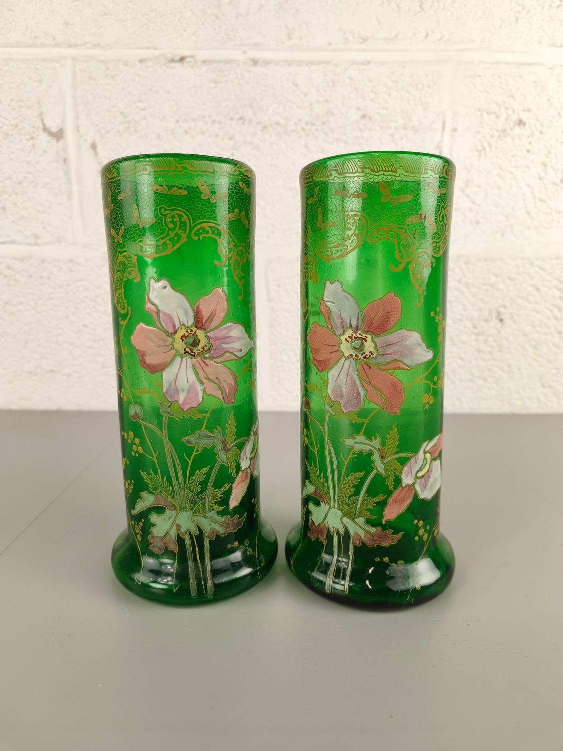 Pair of François-Théodore Legras vases