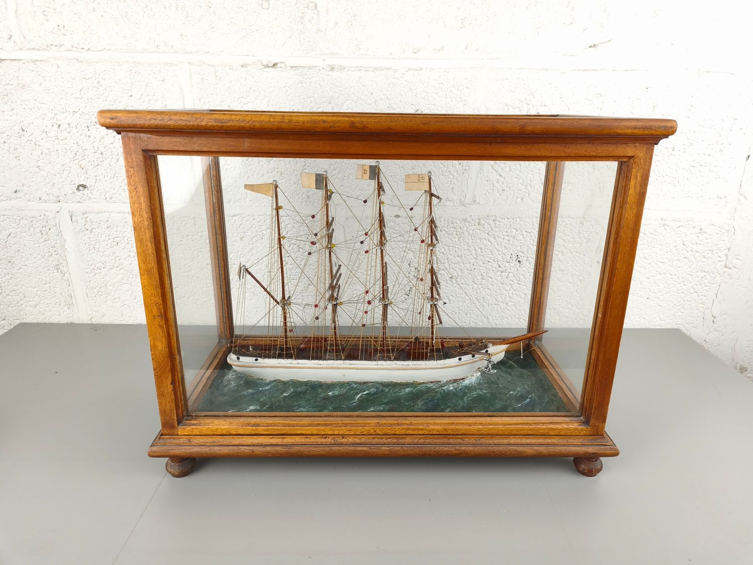 Antique maritime diorama