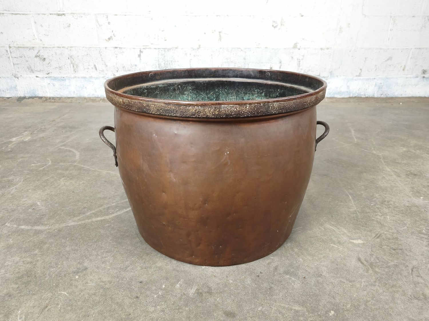 Large copper pot