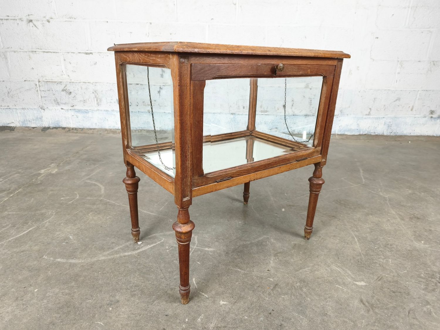 Old wooden tea cabinet