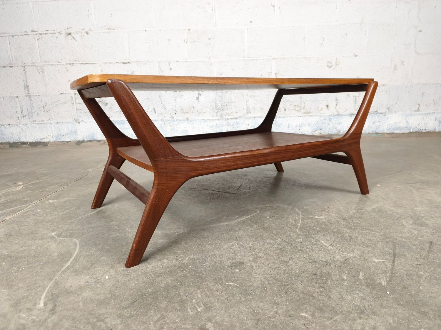 Vintage coffee table by Louis Van Teeffelen