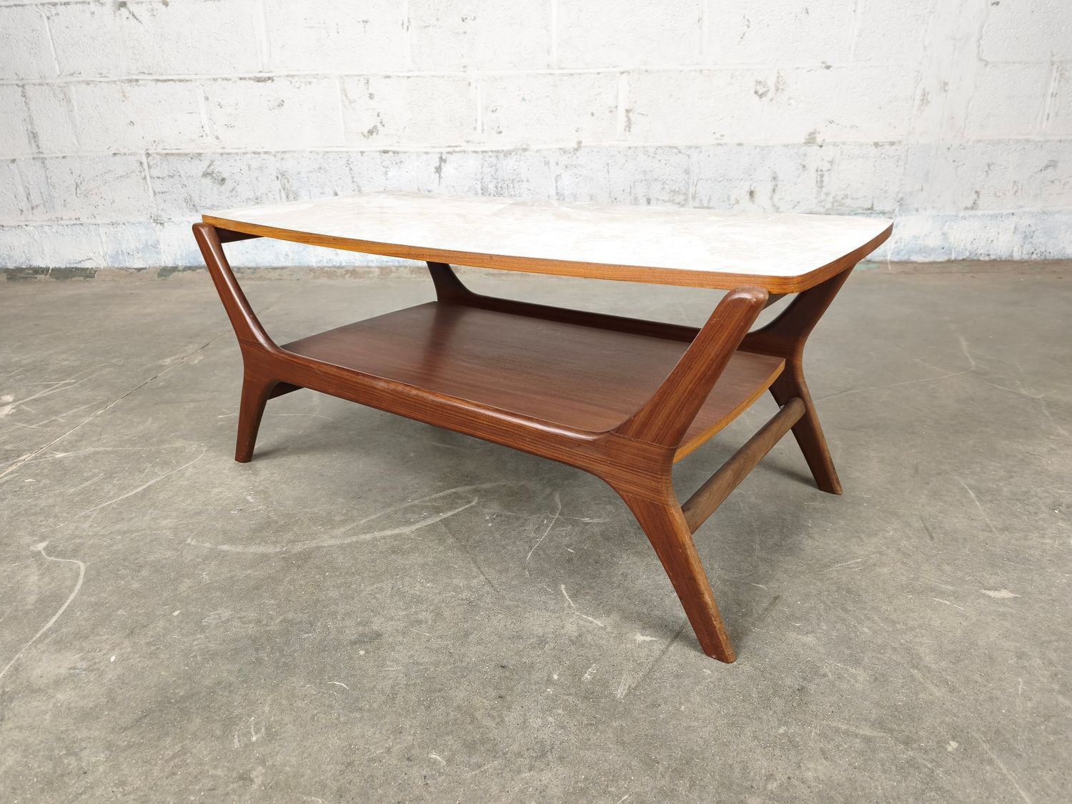Vintage coffee table by Louis Van Teeffelen